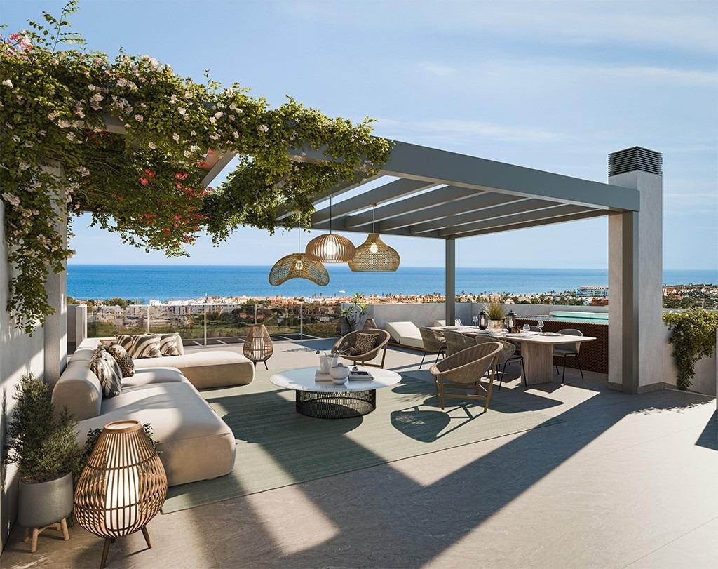 Ny leilighet med havutsikt – Takterrasse, bilde 1