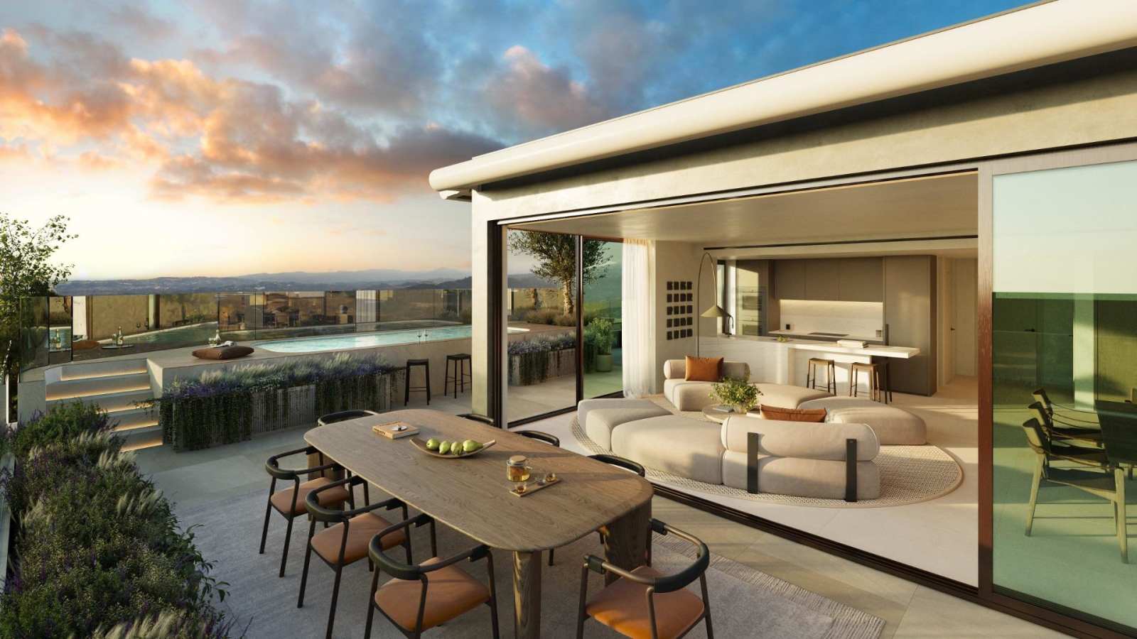 Ny leilighet med havutsikt – Privat basseng og takterrasse, bilde 1