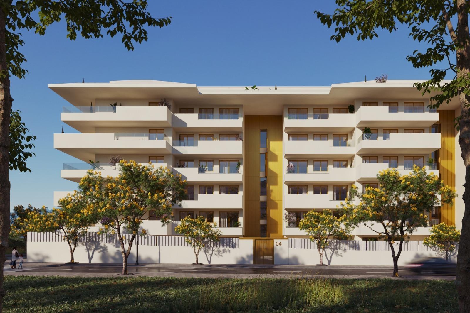 Ny leilighet med fellesbasseng – Terrasse på 23 m² og 3 soverom, bilde 1