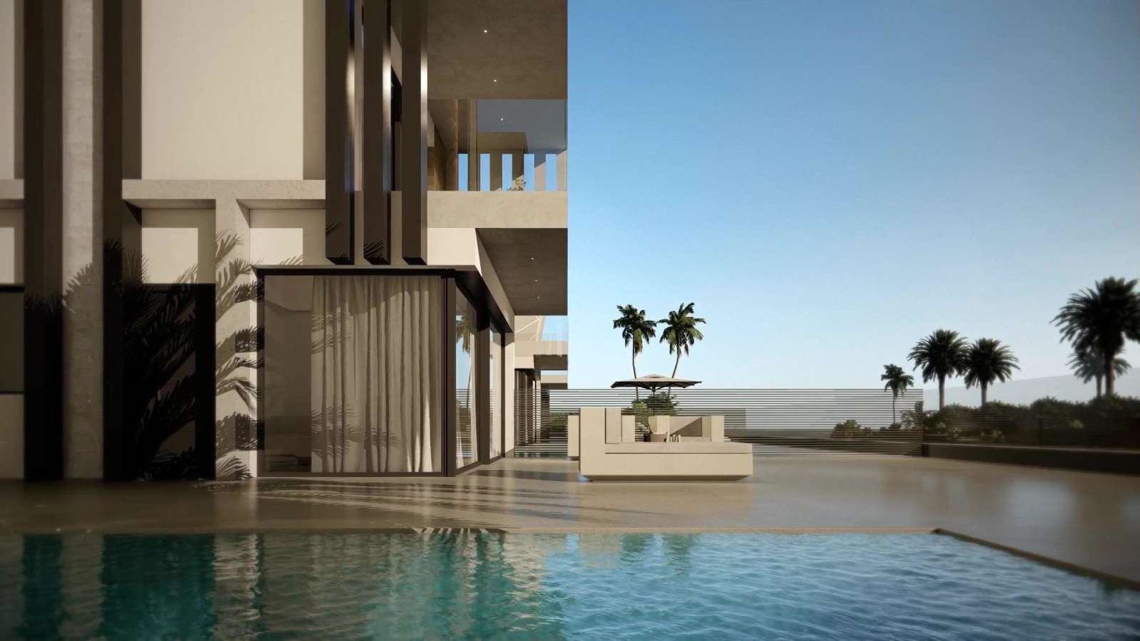 Villa – Gangavstand til strand, takterrasse, førstelinje, havutsikt og privat basseng, bilde 1