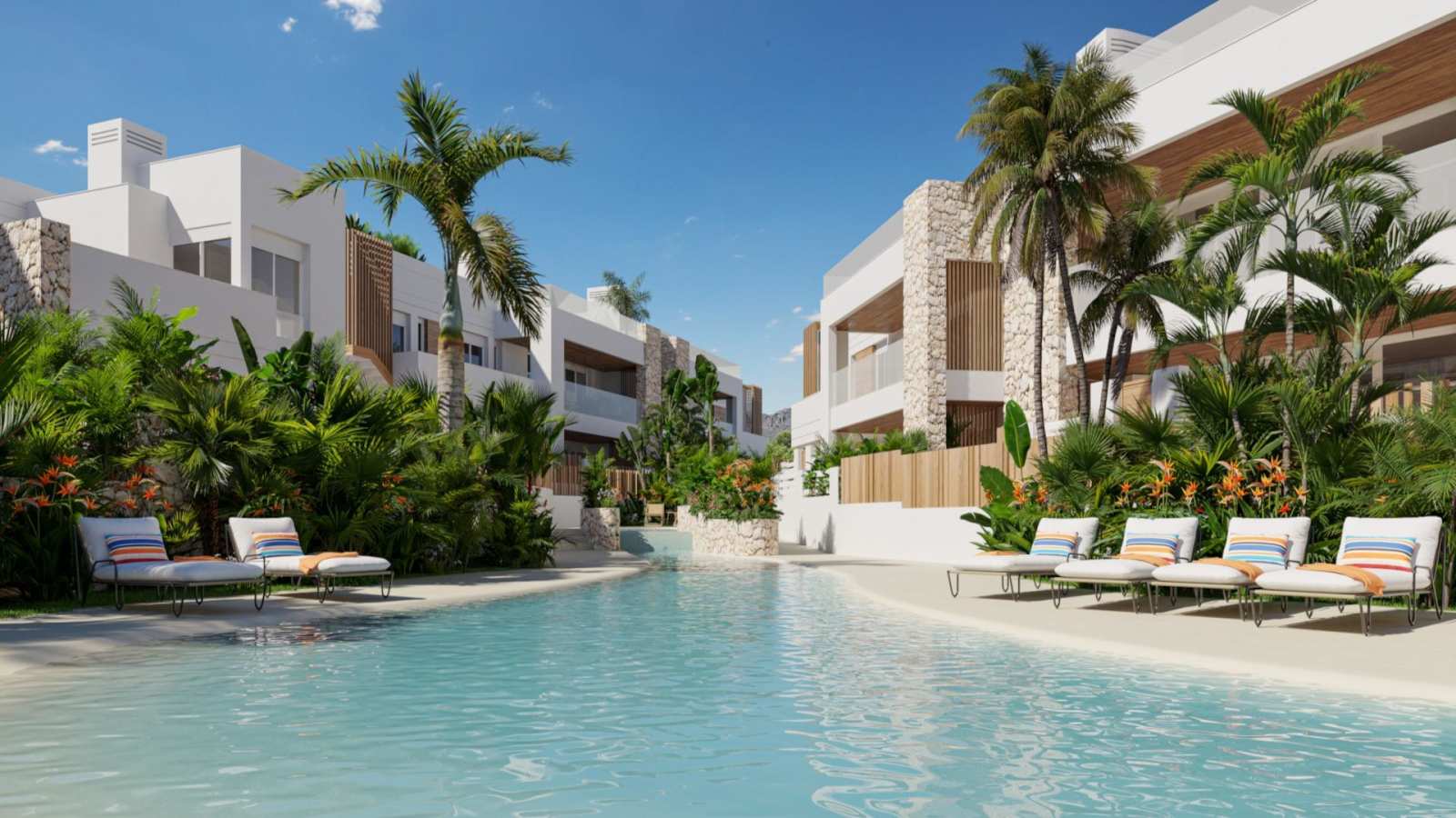 Nytt rekkehus med takterrasse og privat basseng – Gangavstand til strand, bilde 1