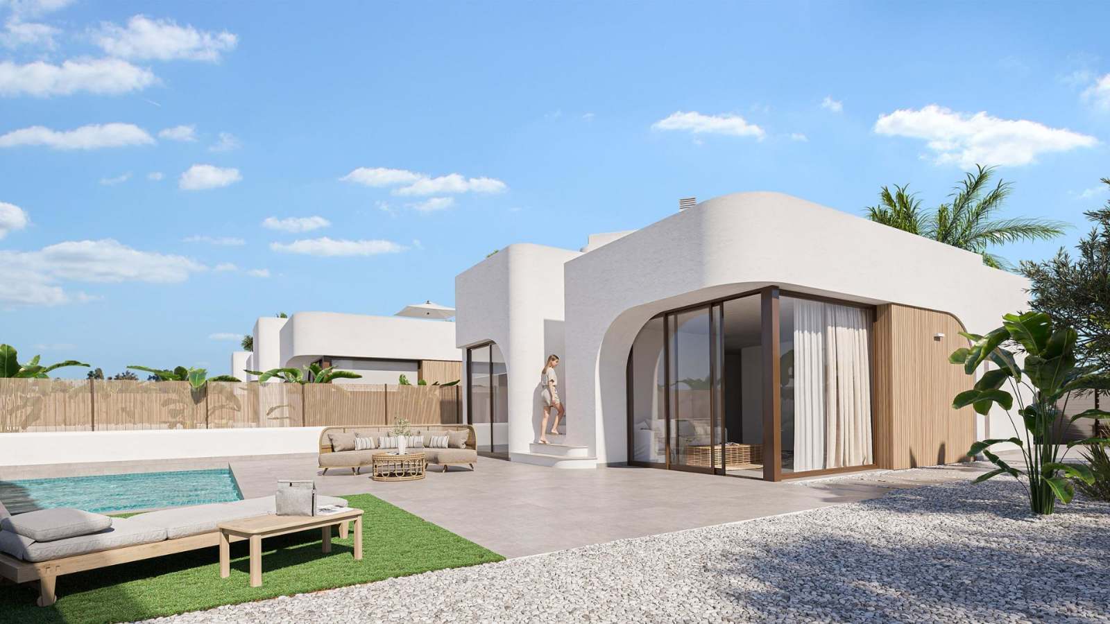 Ny villa med takterrasse og privat basseng, bilde 1