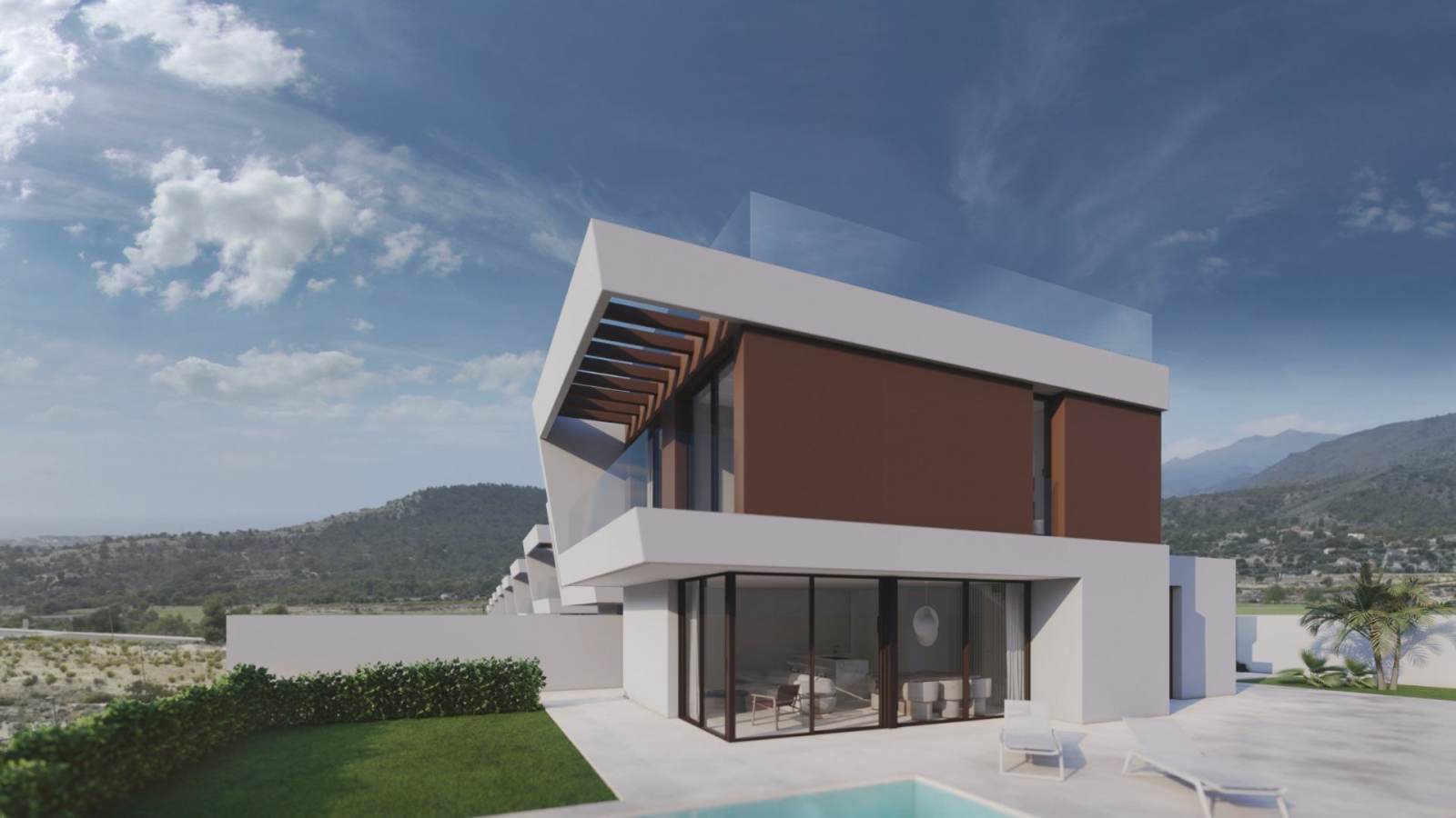 Fantastisk villa med havutsikt – Takterrasse og privat basseng, bilde 1