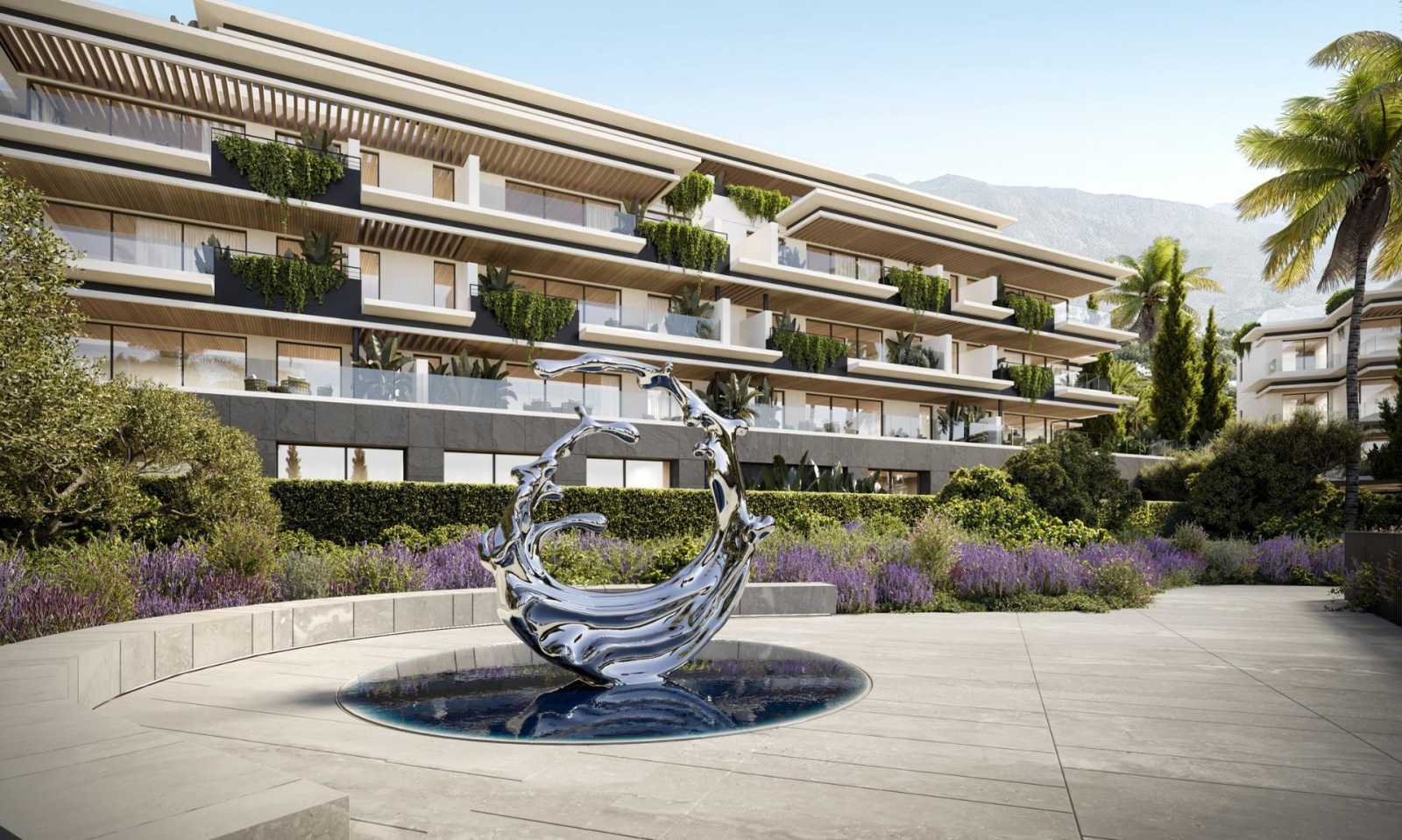 Ny leilighet med takterrasse og havutsikt – Privat basseng og 3 soverom, bilde 1