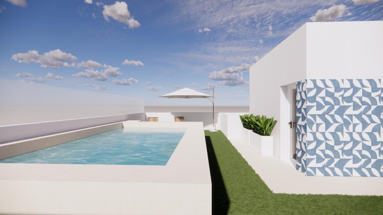 Ny leilighet med takterrasse og fellesbasseng – 140 meter fra stranden, bilde 1