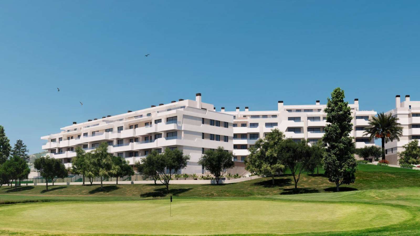 Ny leilighet i Mijas Golf – Fellesbasseng og garasje, bilde 1