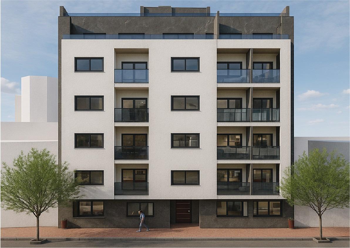 Ny leilighet 250 meter fra stranden – Fellesbasseng og 1 soverom, bilde 1