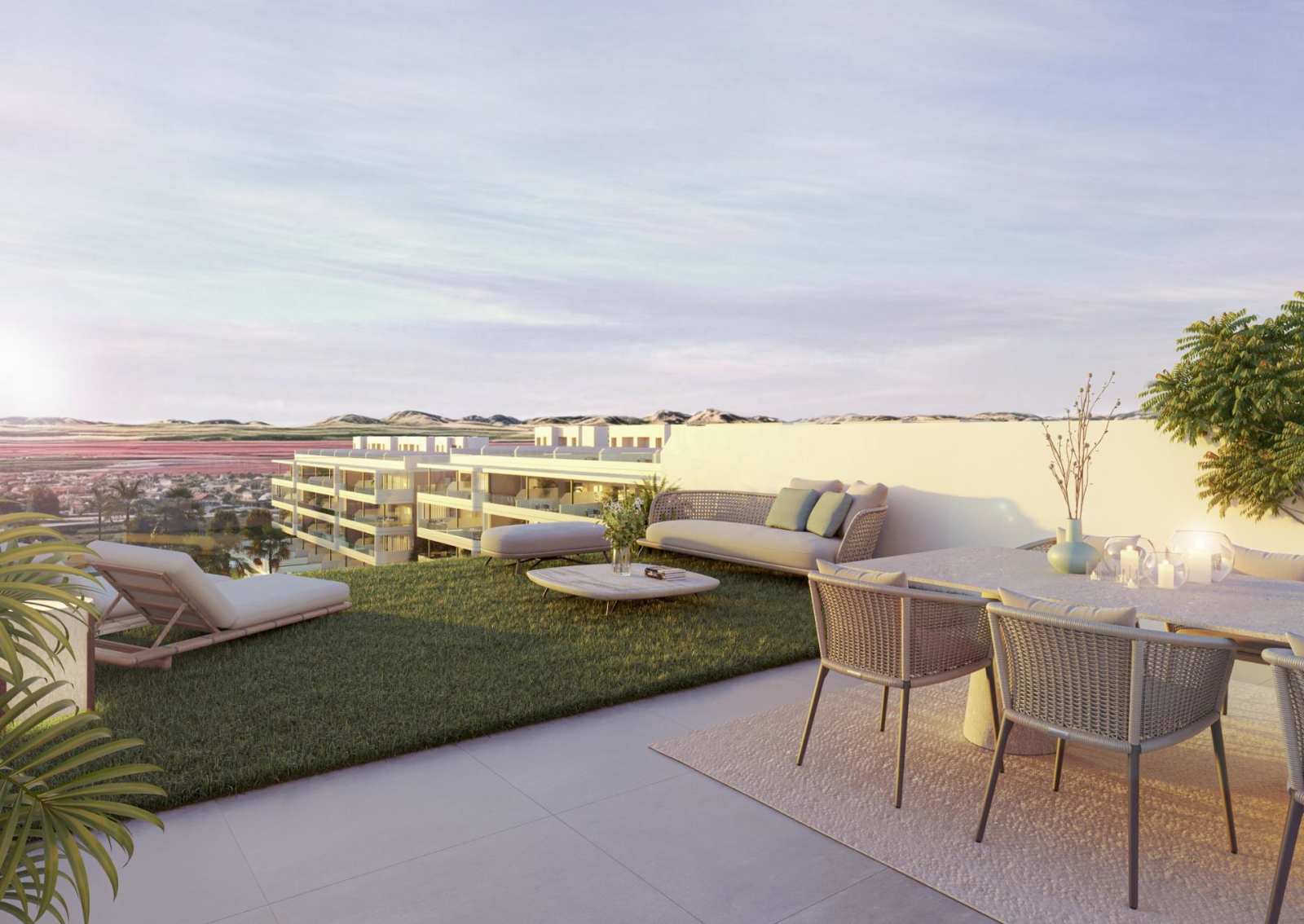 Ny leilighet med takterrasse – 2 soverom og fellesbasseng, bilde 1