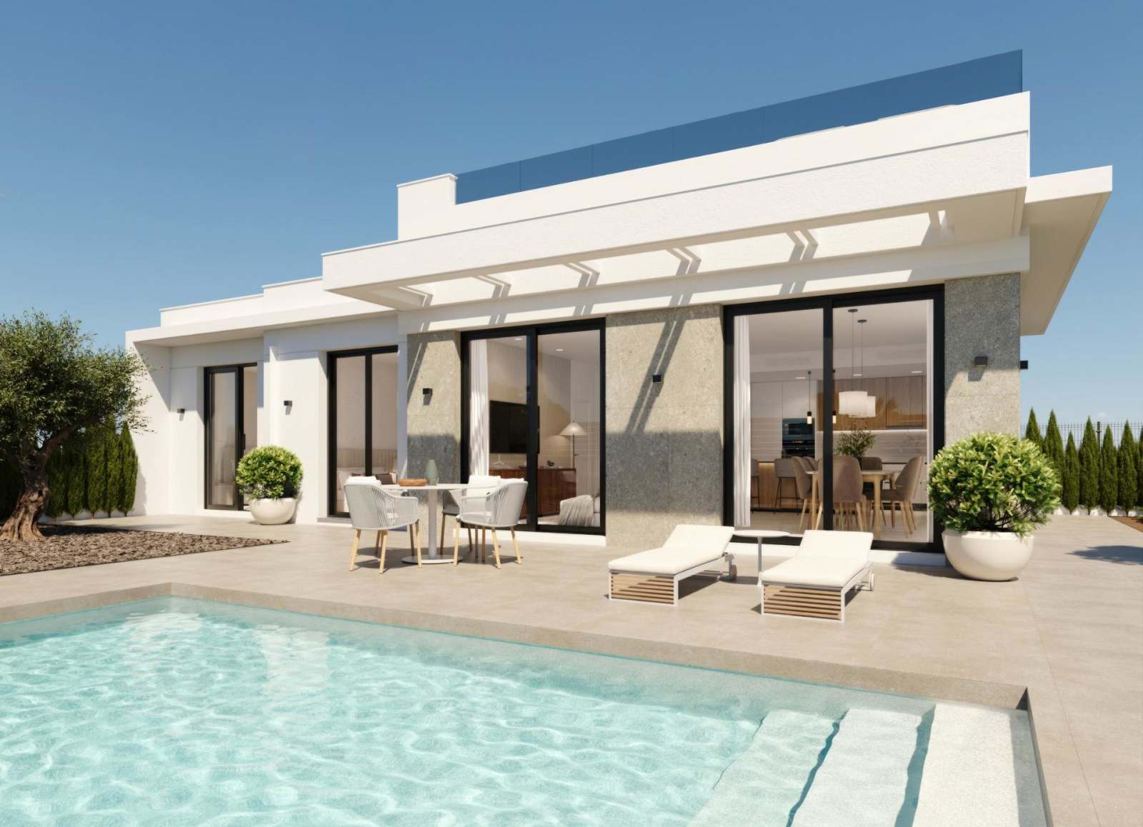 Nybygd villa med privat basseng og solarium, bilde 1