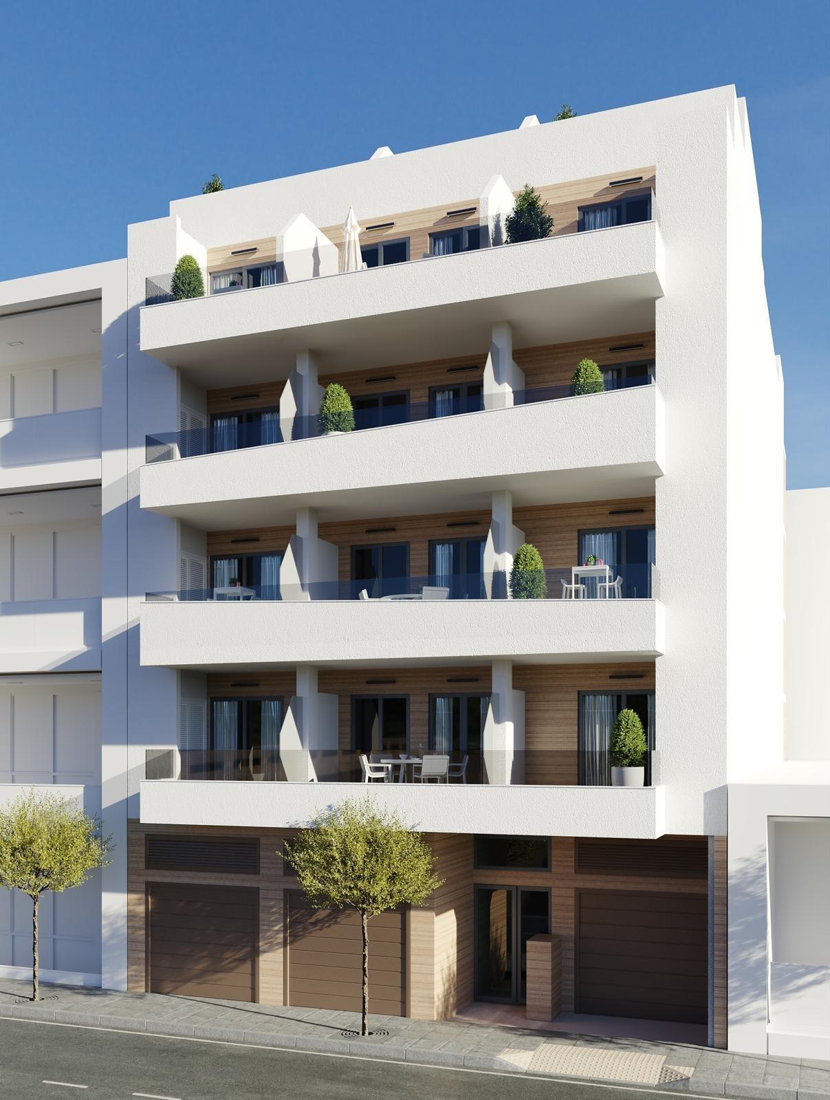 Ny leilighet med takterrasse og fellesbasseng – 600 meter fra stranden, bilde 1