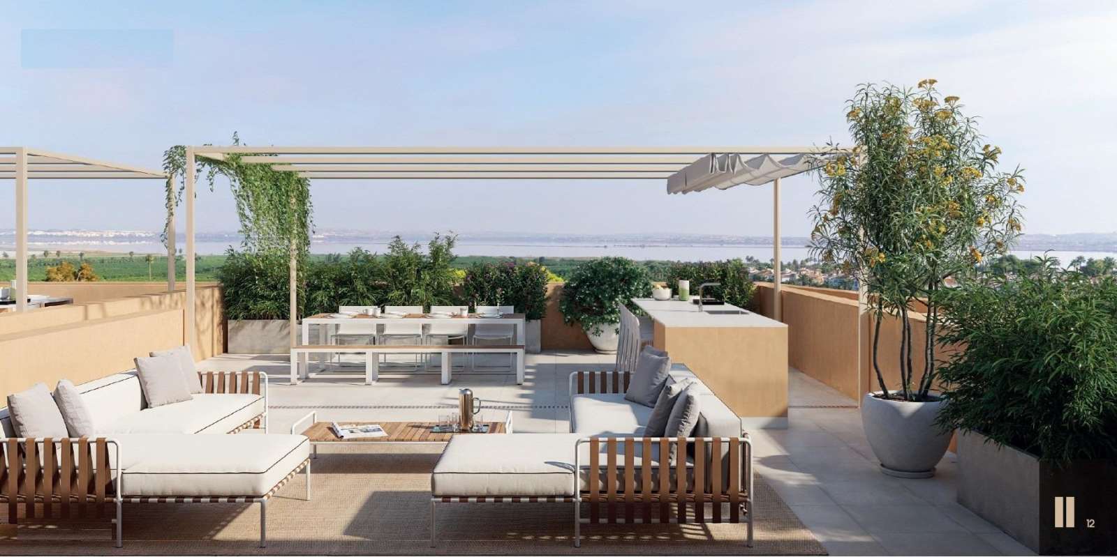 Nytt rekkehus med takterrasse og felles basseng, bilde 1