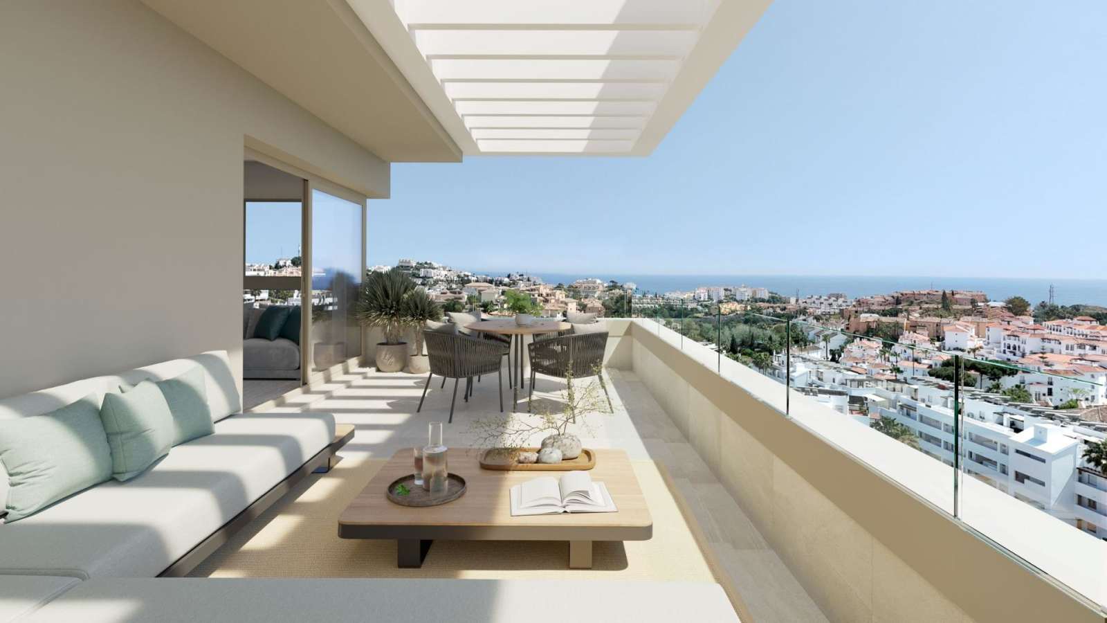 Nybygd leilighet med takterrasse – havutsikt, bilde 1