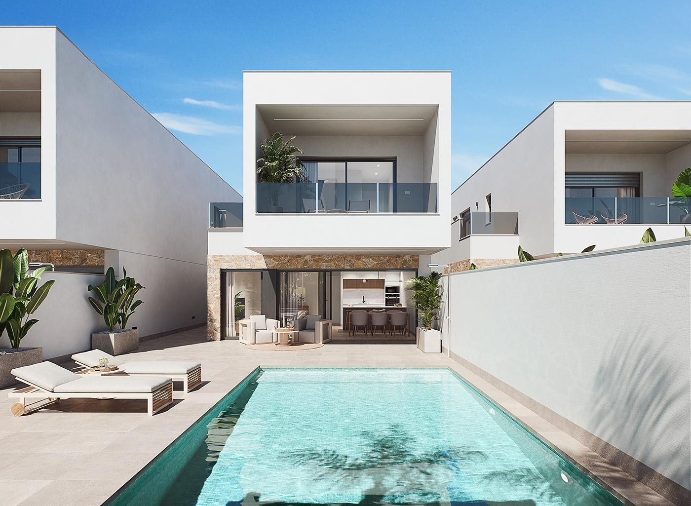 Ny villa med takterrasse og privat basseng, bilde 1
