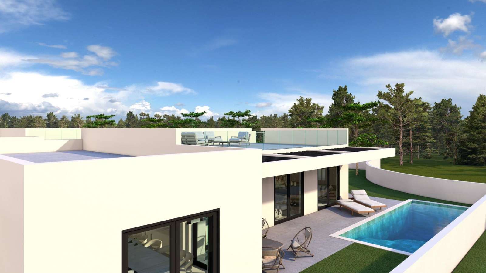 Eksklusiv villa med takterrasse og havutsikt – Nybygg og privat basseng, bilde 1