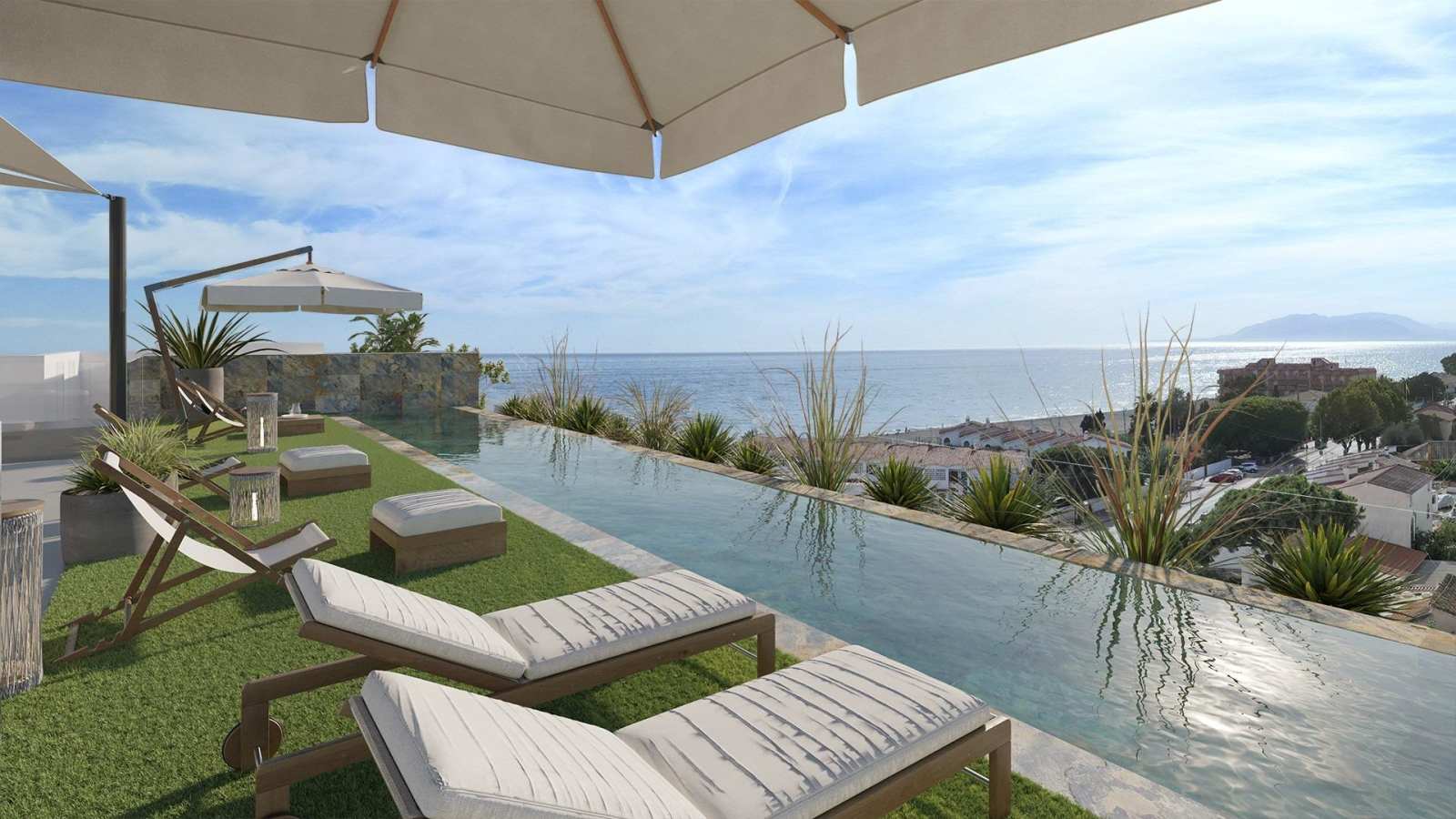 Ny leilighet 100 meter fra stranden – 3 soverom og felles takterrasse med havutsikt, bilde 1