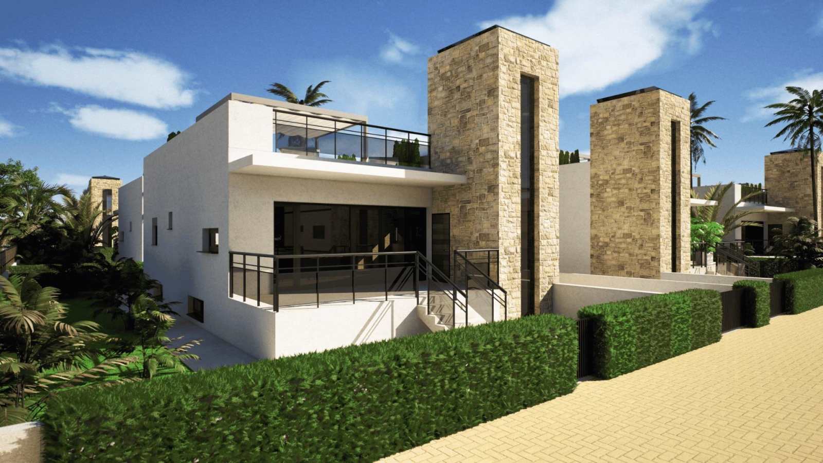 Nybygd villa med privat solarium og kjeller – Camposol Golf, bilde 1