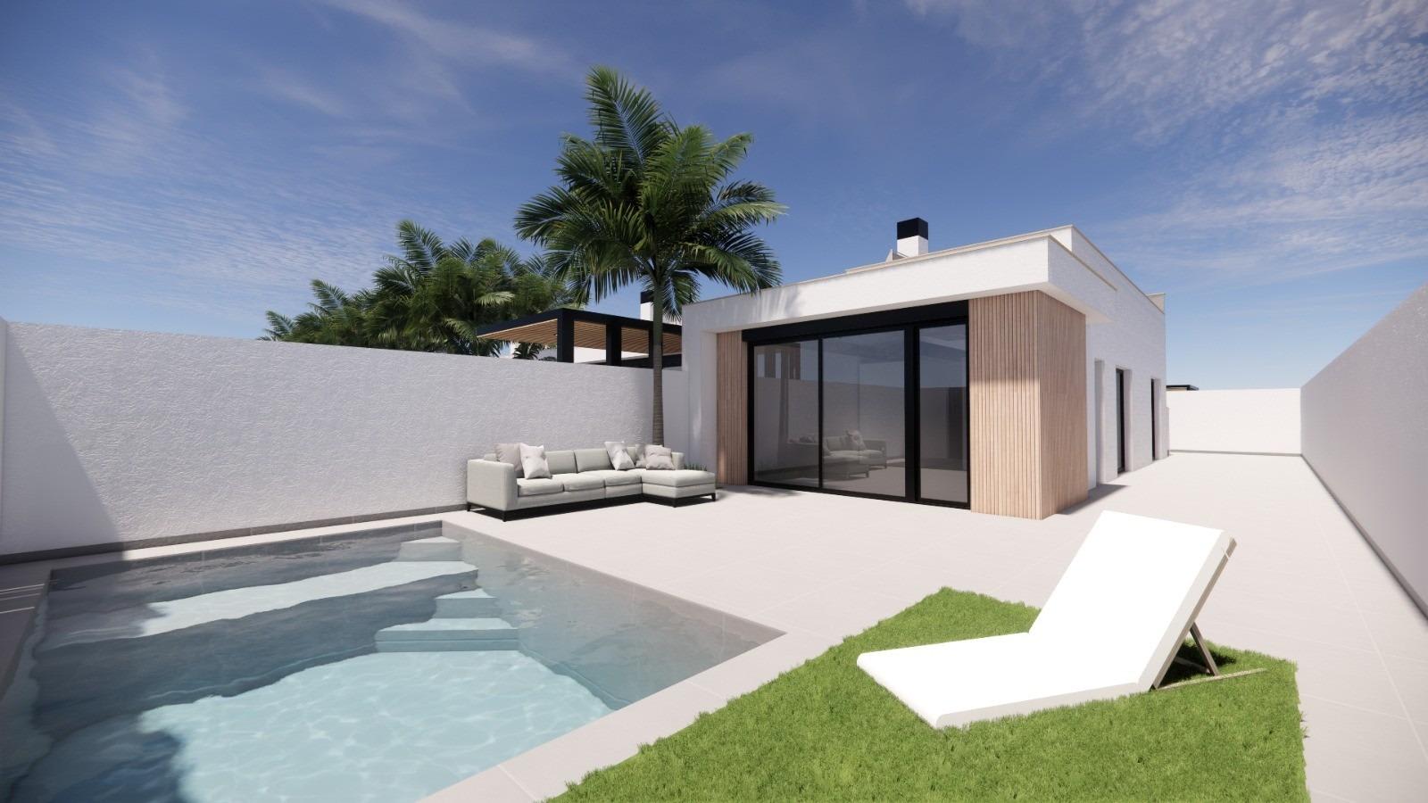 Nybygd villa med takterrasse og privat basseng, bilde 1