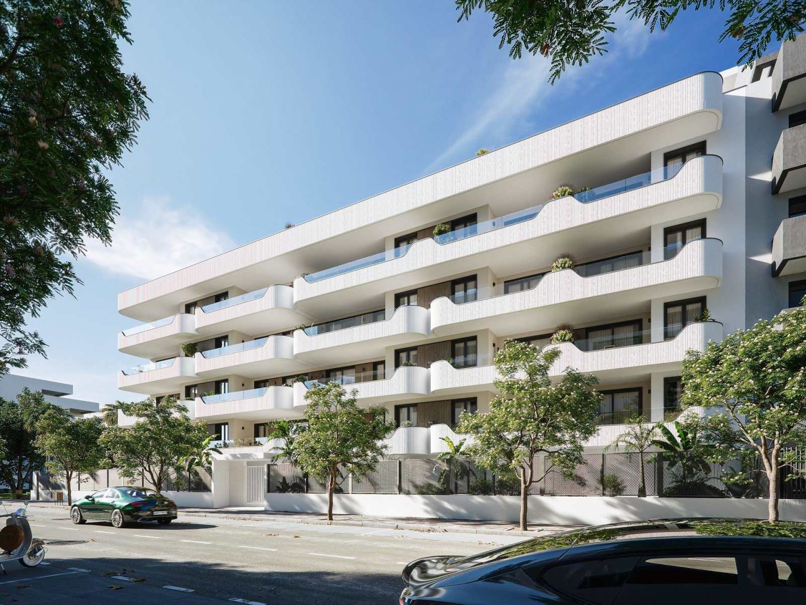 Ny leilighet med takterrasse – Havutsikt og 300 meter fra strand, bilde 1