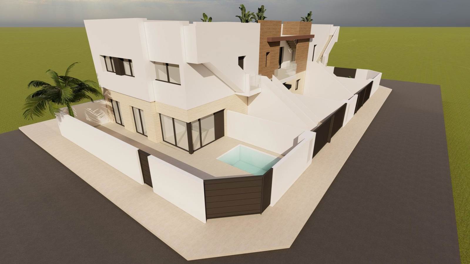 Nybygde bungalowleiligheter med takterrasse, bilde 1