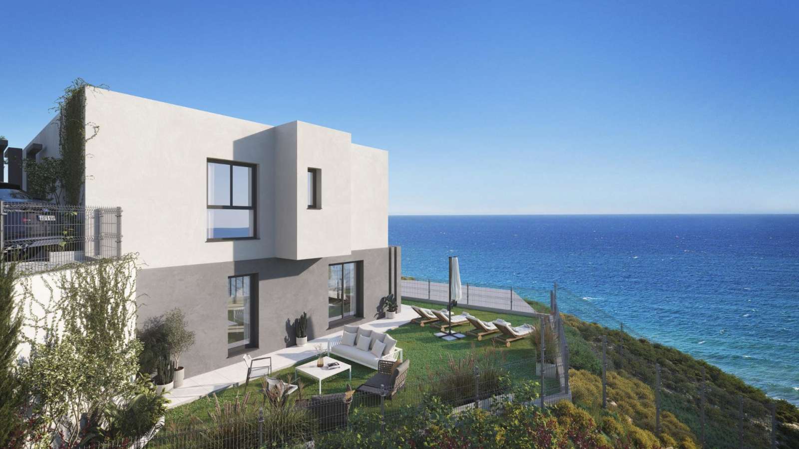 Ny villa med havutsikt – Gangavstand til strand, bilde 1