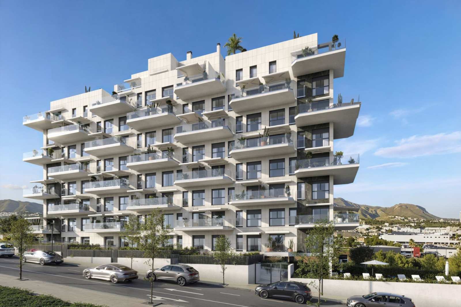 Leilighet – Takterrasse, havutsikt, privat basseng, 2 soverom og 62 m², bilde 1