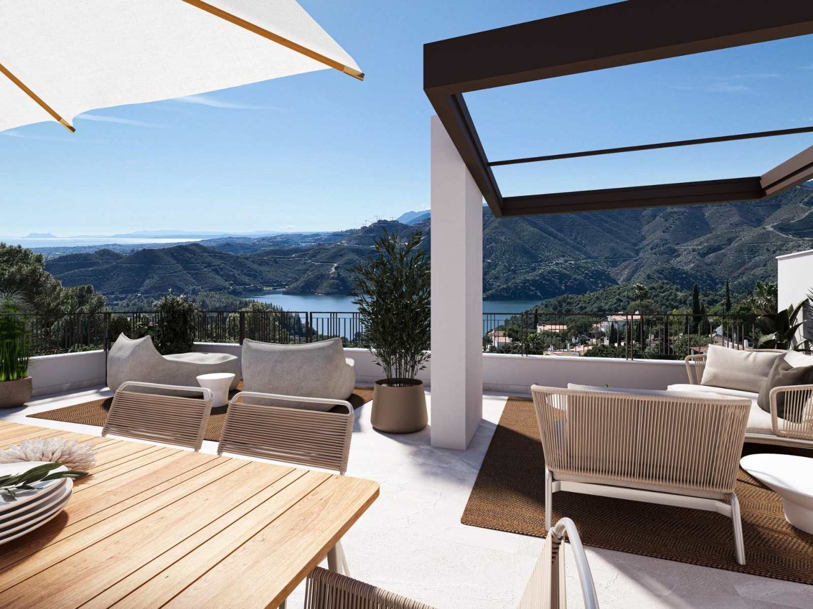 Ny leilighet med privat solarium og 118 m² terrasse, bilde 1