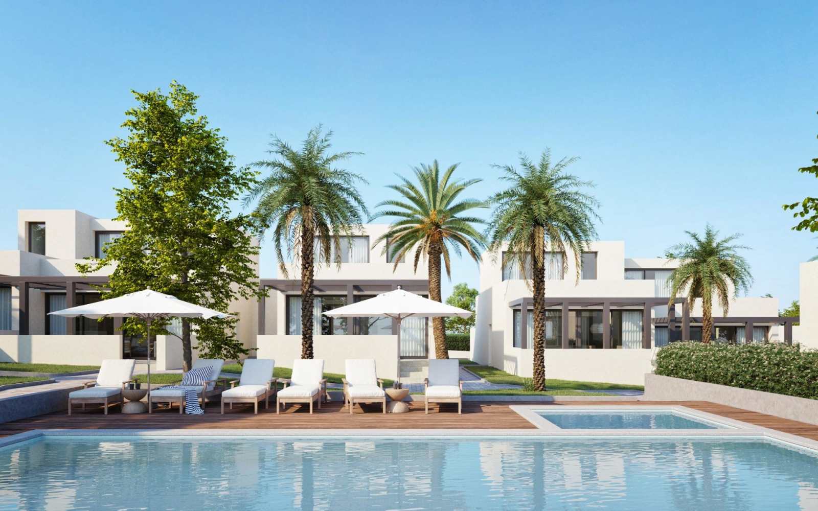 Kjempeflott ny villa – Privat hage og fellesbasseng, bilde 1