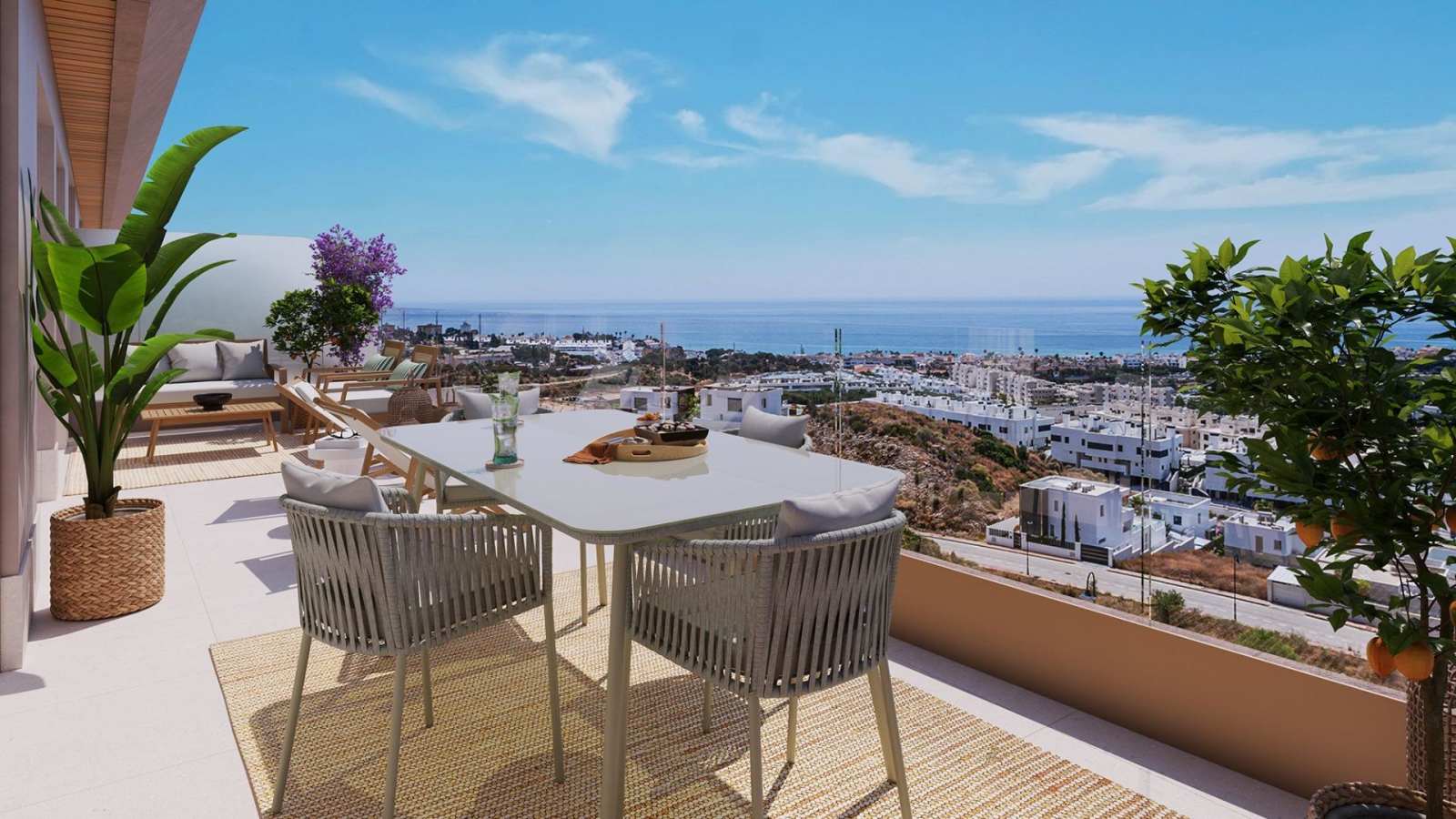 Ny leilighet med havutsikt – Privat terrasse på 47 m², bilde 1