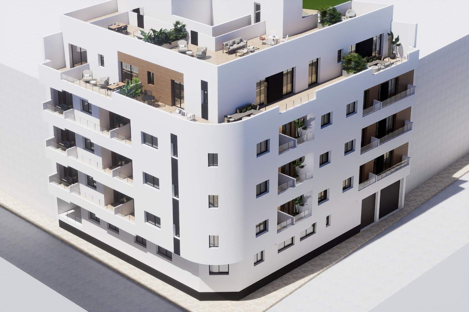 Ny leilighet med takterrasse – 1 soverom i Torrevieja, bilde 1