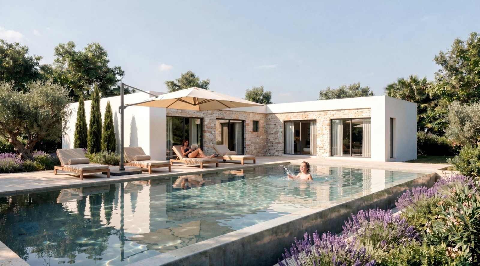 Nybygg villa med privat basseng, bilde 1