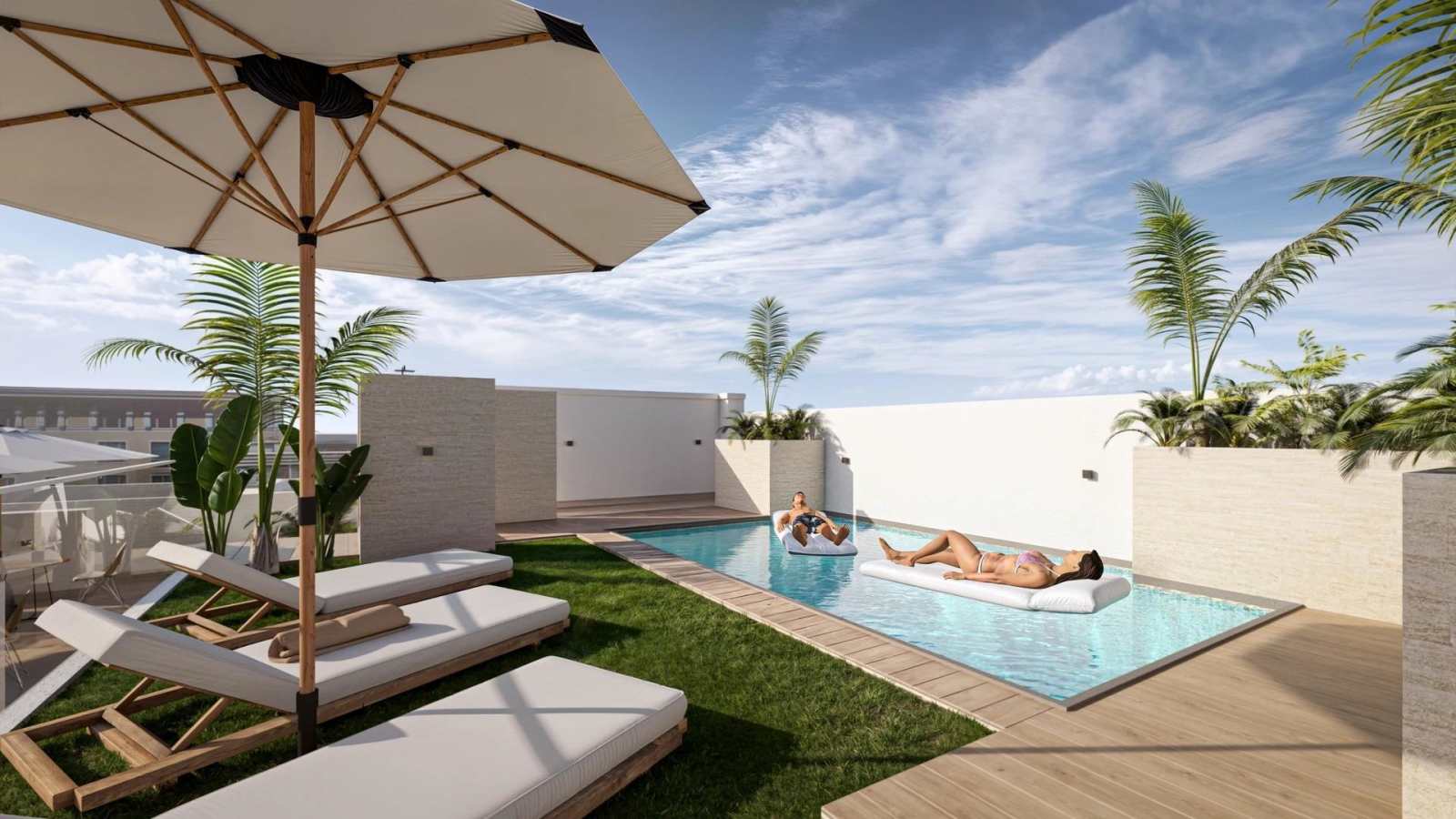 Nybygd studioleilighet med takterrasse, bilde 1
