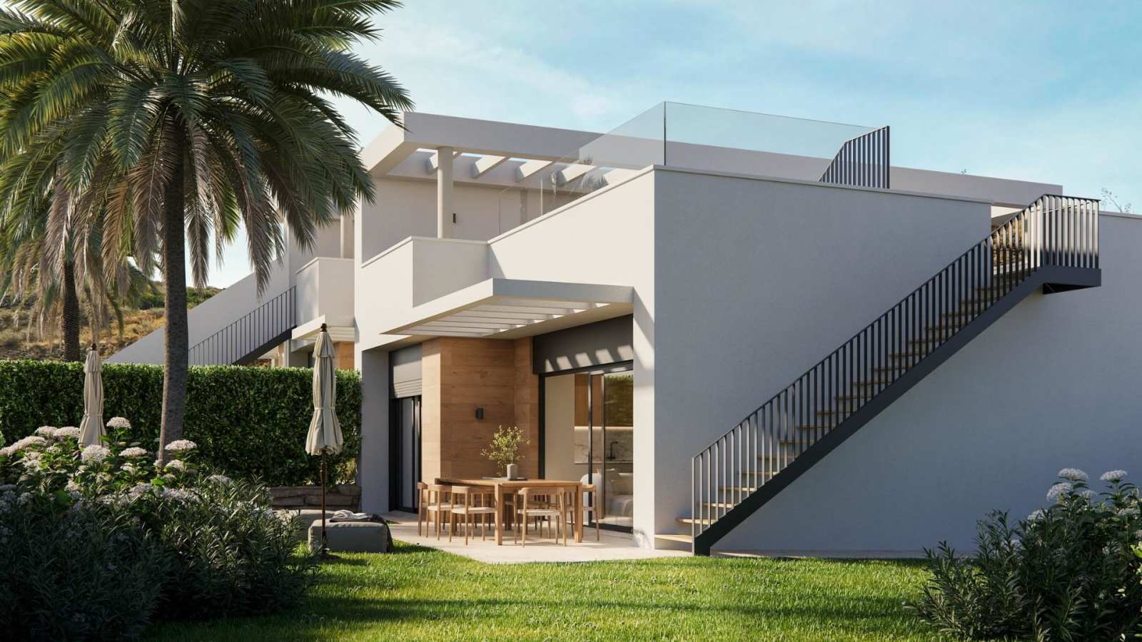 Ny villa med takterrasse og privat basseng, bilde 1