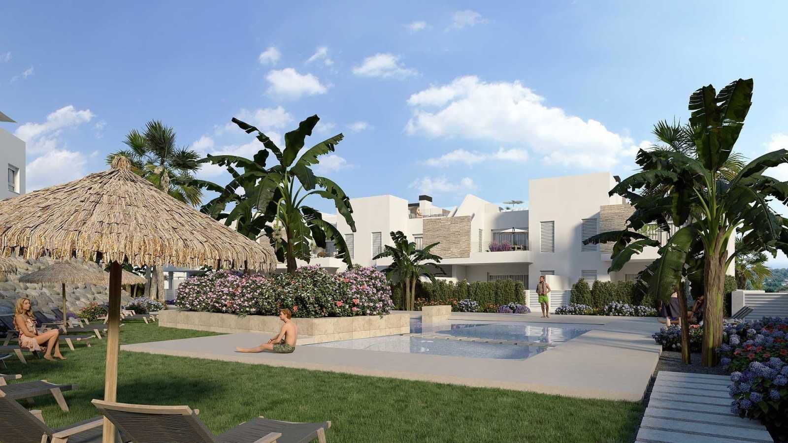 Nytt rekkehus med takterrasse og fellesbasseng – La Finca Golf, Algorfa, bilde 1