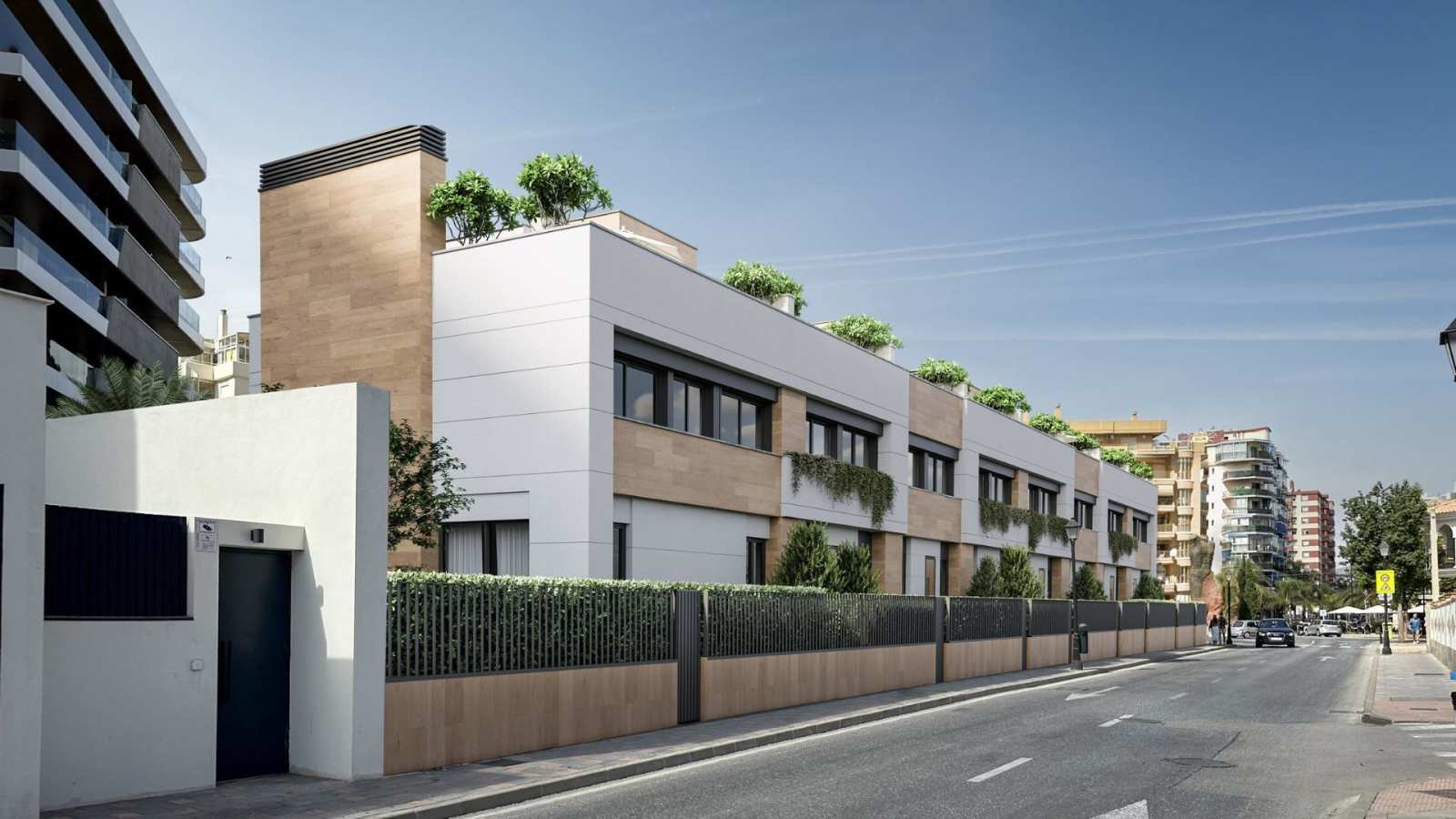 Eksklusivt rekkehus med takterrasse og privat basseng – Nybygg 220 meter fra stranden, bilde 1