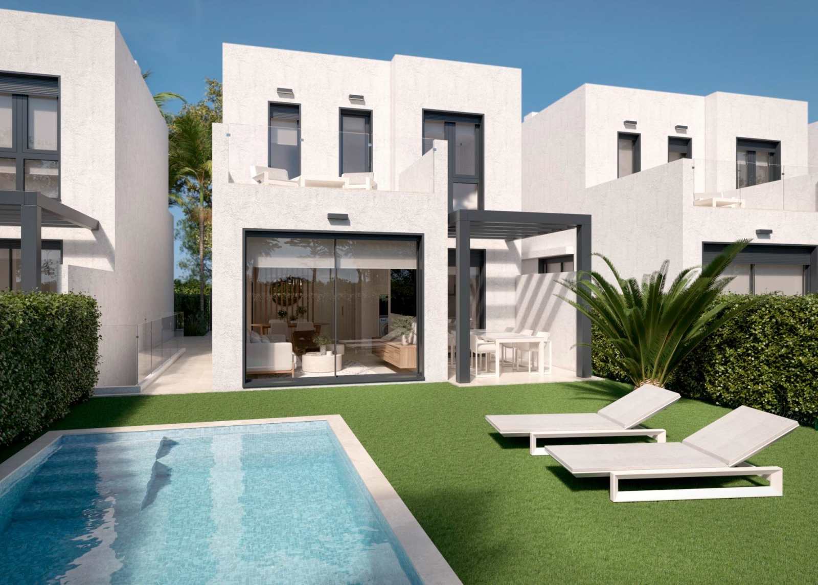 Ny villa med takterrasse og privat basseng, bilde 1