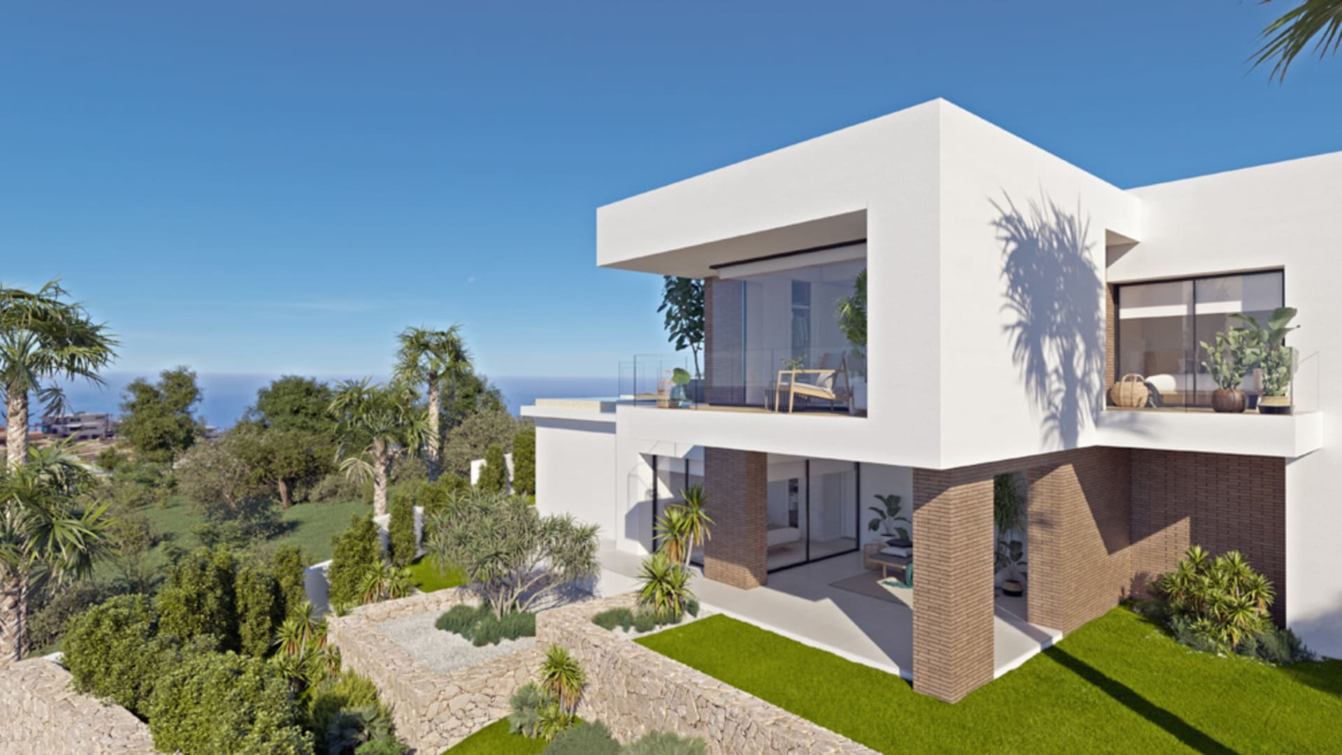 4178JAV Unique new build villa for sale with sea views in Cumbre del Sol