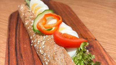Baguett med egg