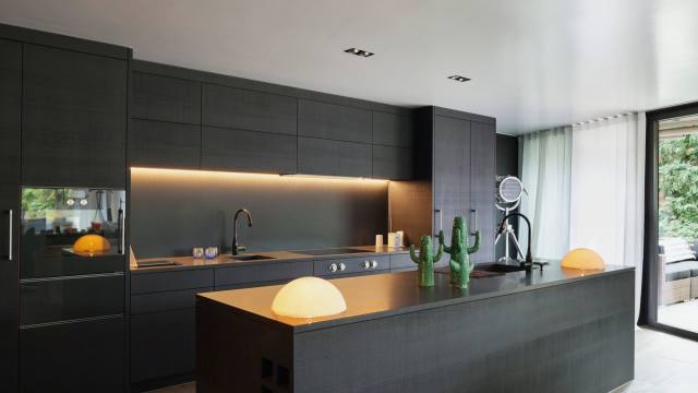 Illustrasjon Moderne kjøkkenbelysning