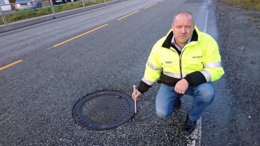 Illus: Halvparten av vegkummene er skadeutsatt