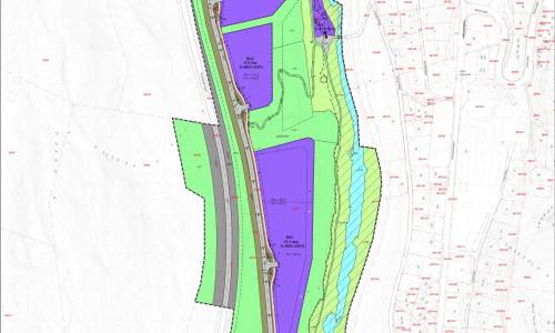 Illus: Reguleringsplan, detaljregulering Arna gnr 299 bnr 25 m.fl Arnadalsflaten - Næring