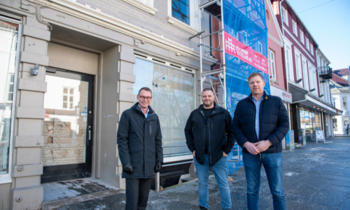 Illus: I Vaskerelven 1 bygges det Bergens mest trendy nattklubb og bar over tre etasjer