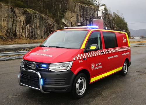 Illus: Innsatslederbil til Salten brann IKS