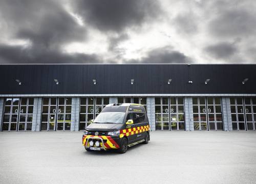 Illus: 110-sentral med egen drone og innsatsstøttebil