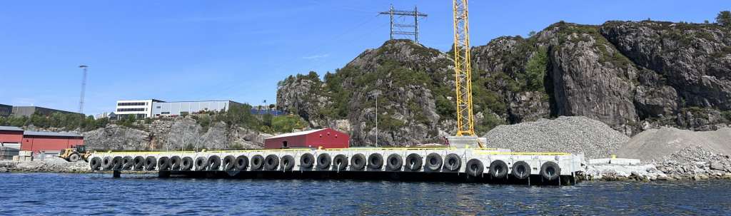 Illustasjonsfoto: Kai i Straume Næringsparkm bygget i 2023