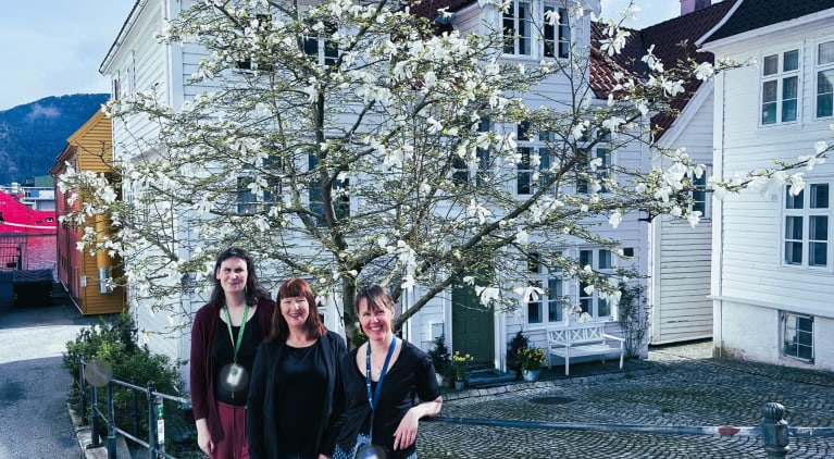 Fra venstre: Vilde, Vigdis, Ingvild