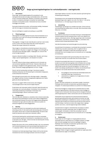 Forhåndsvisning – Næringskunder (B2B)