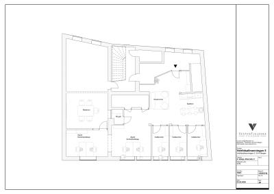 Planløsning 3 cellekontorer
