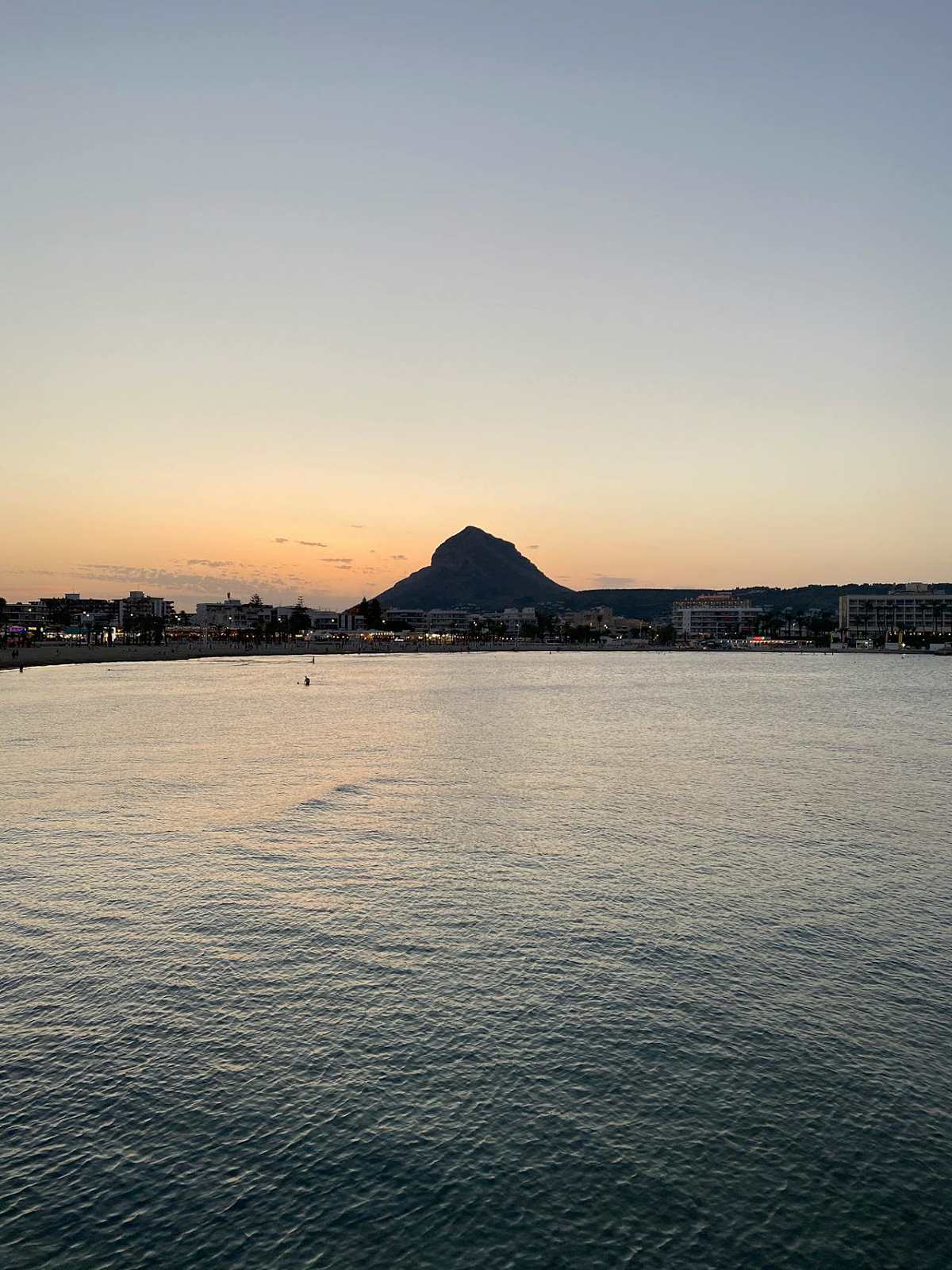 Charming Mediterranean coastal town on the Costa Blanca with turquoise waters