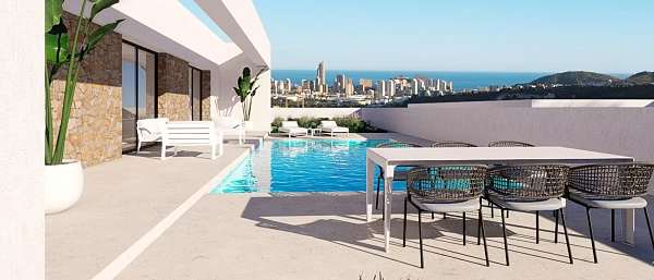 Residential development with sea views near Finestrat