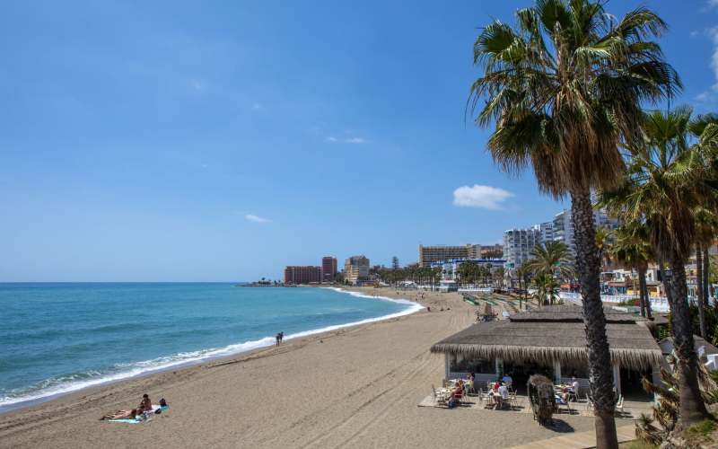 Strandbar ved Bil-Bil-stranden i Benalmádena